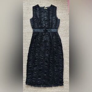D&G Vintage Ruched Silk Dress